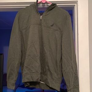 nautica green sweatshirt /sweater
